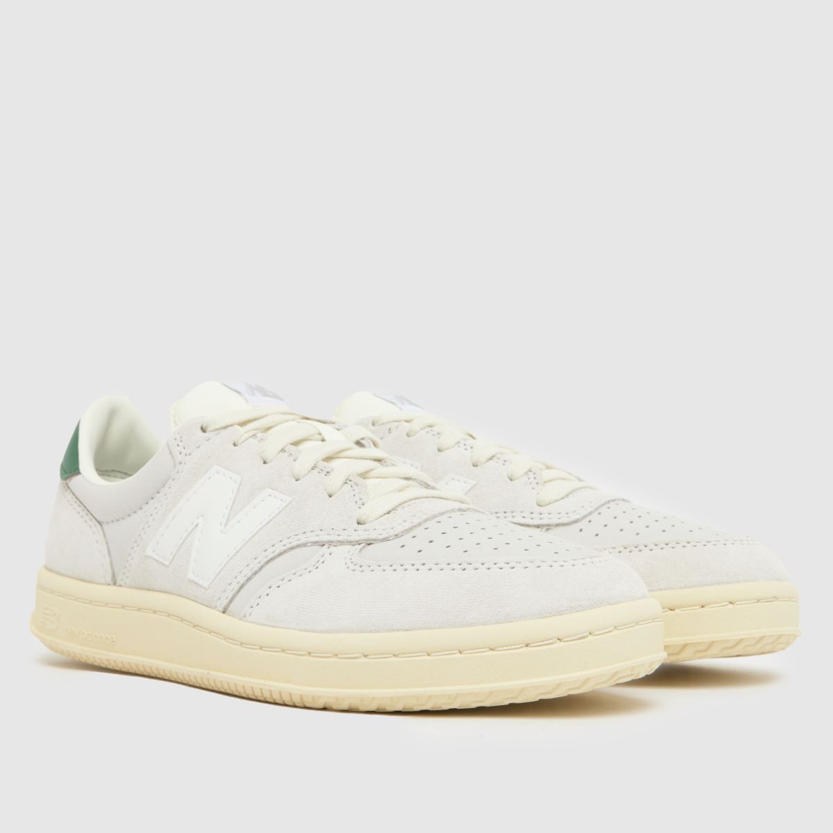 Schuh New Balance T500 In White & Green