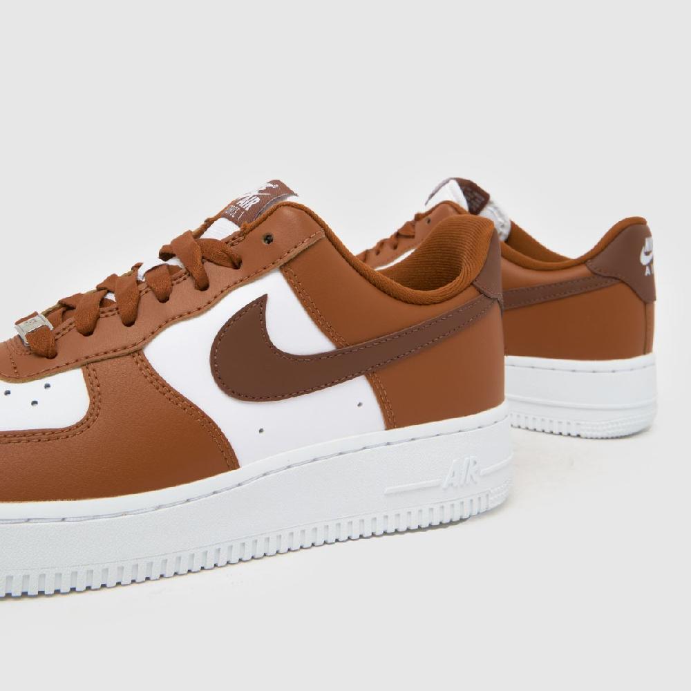 Schuh Nike Air Force 1 In Brown & White