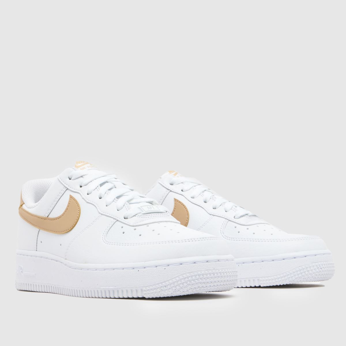 Schuh Nike Air Force 1 In White & Beige