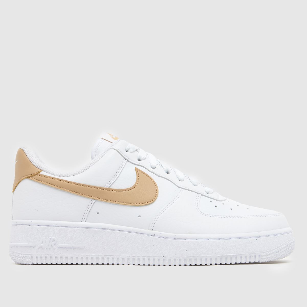 schuh Nike Air Force 1 in White & Beige