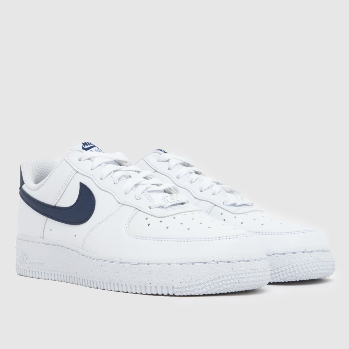 Schuh Nike Air Force 1 In White & Navy