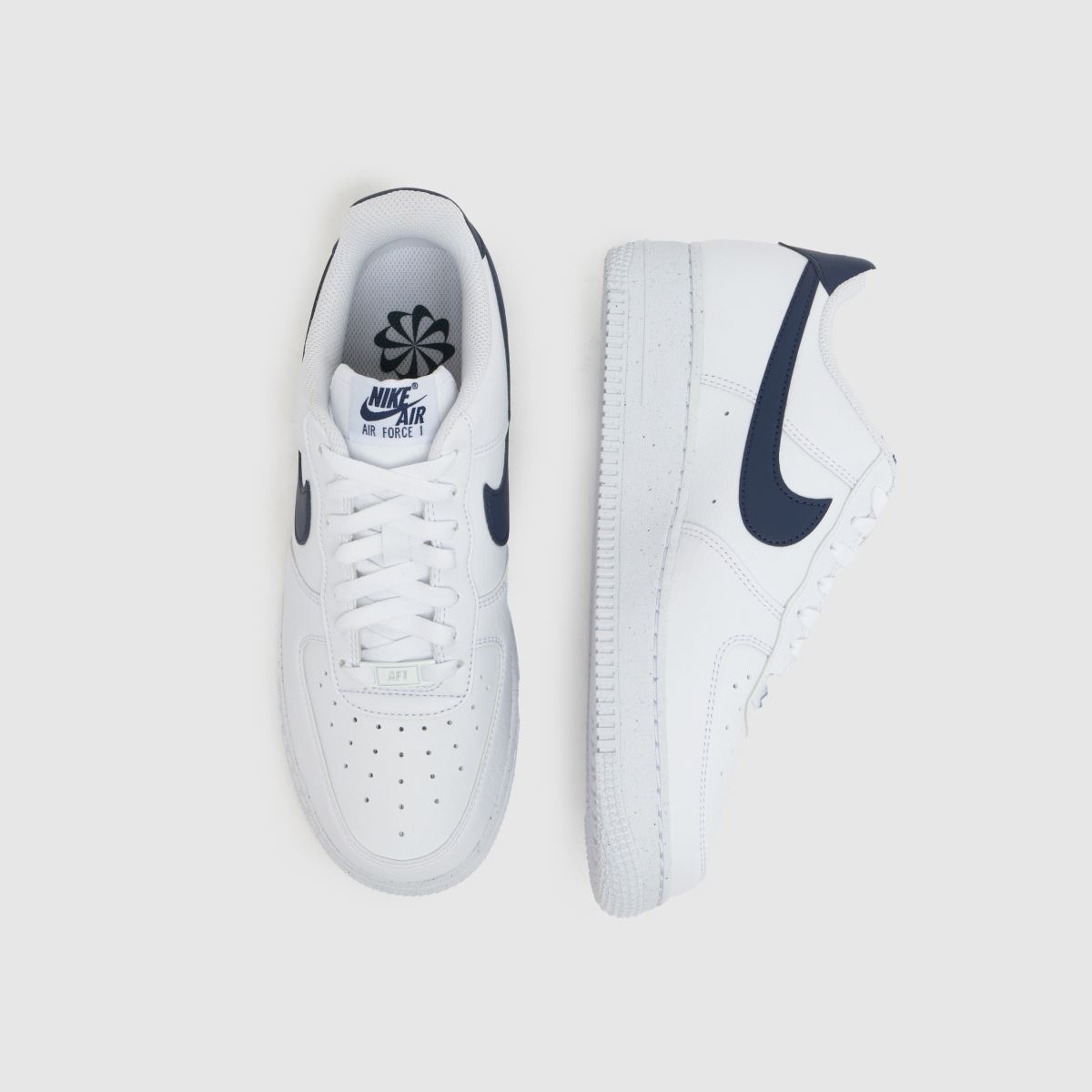 Schuh Nike Air Force 1 In White & Navy