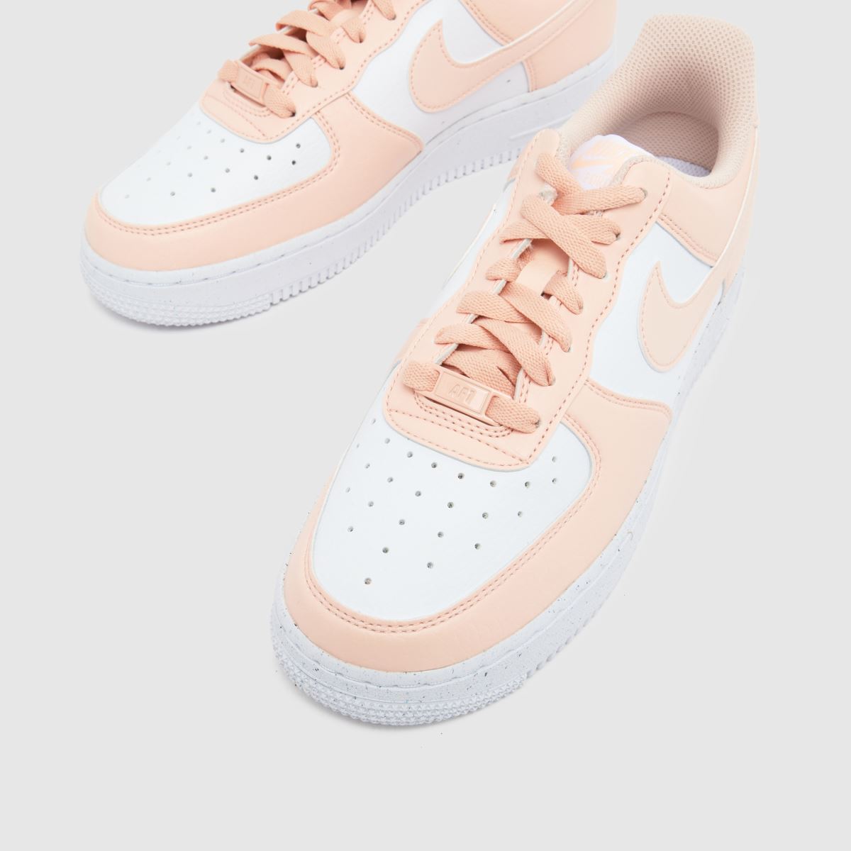 Schuh Nike Air Force 1 In White & Pink