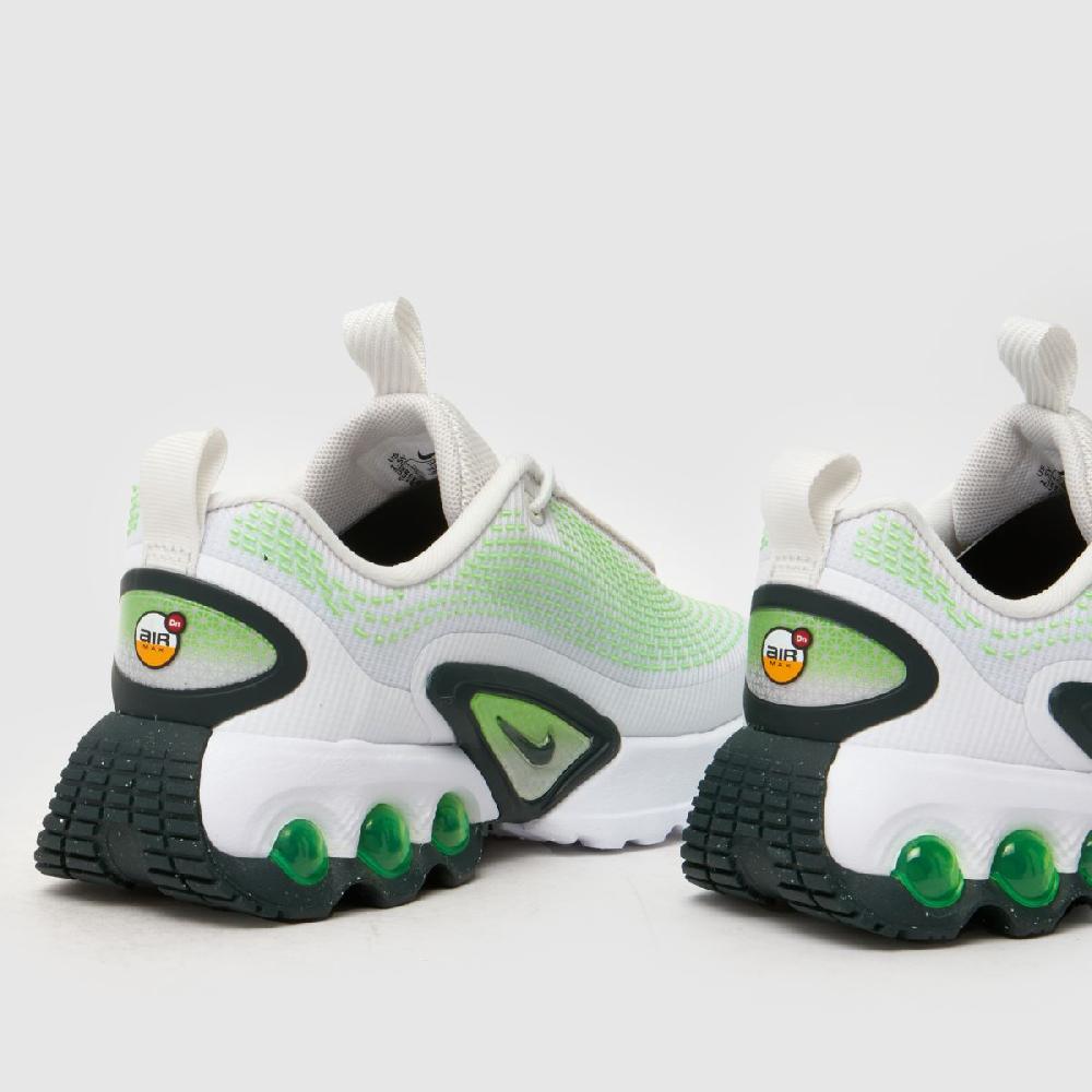 Schuh Nike Air Max DN Boys Junior In White & Green