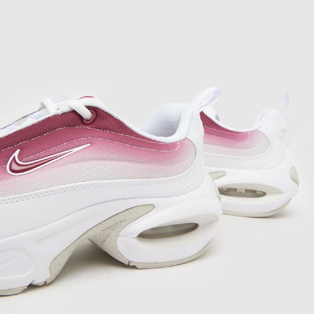 Schuh Nike Air Max Portal In White & Burgundy