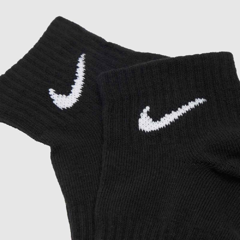 Schuh Nike Ankle Socks 3 Pack In Black & White
