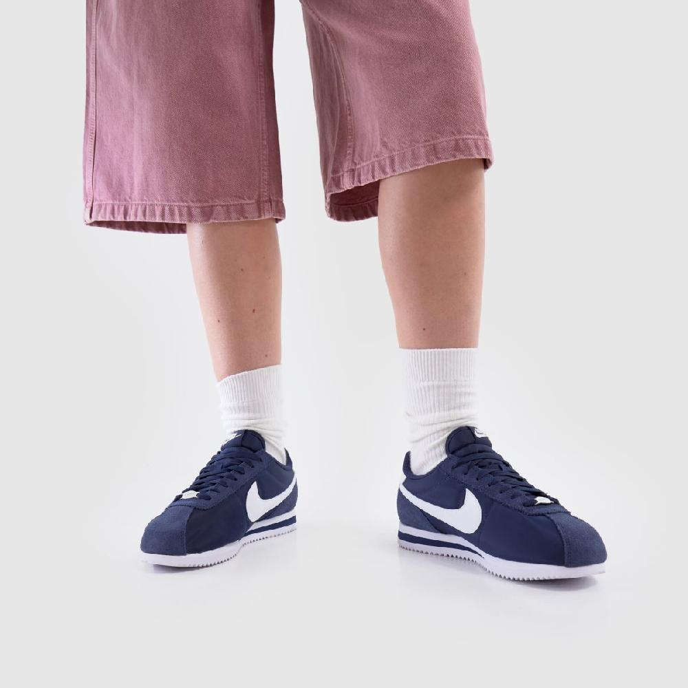 Schuh Nike Cortez In Navy & White