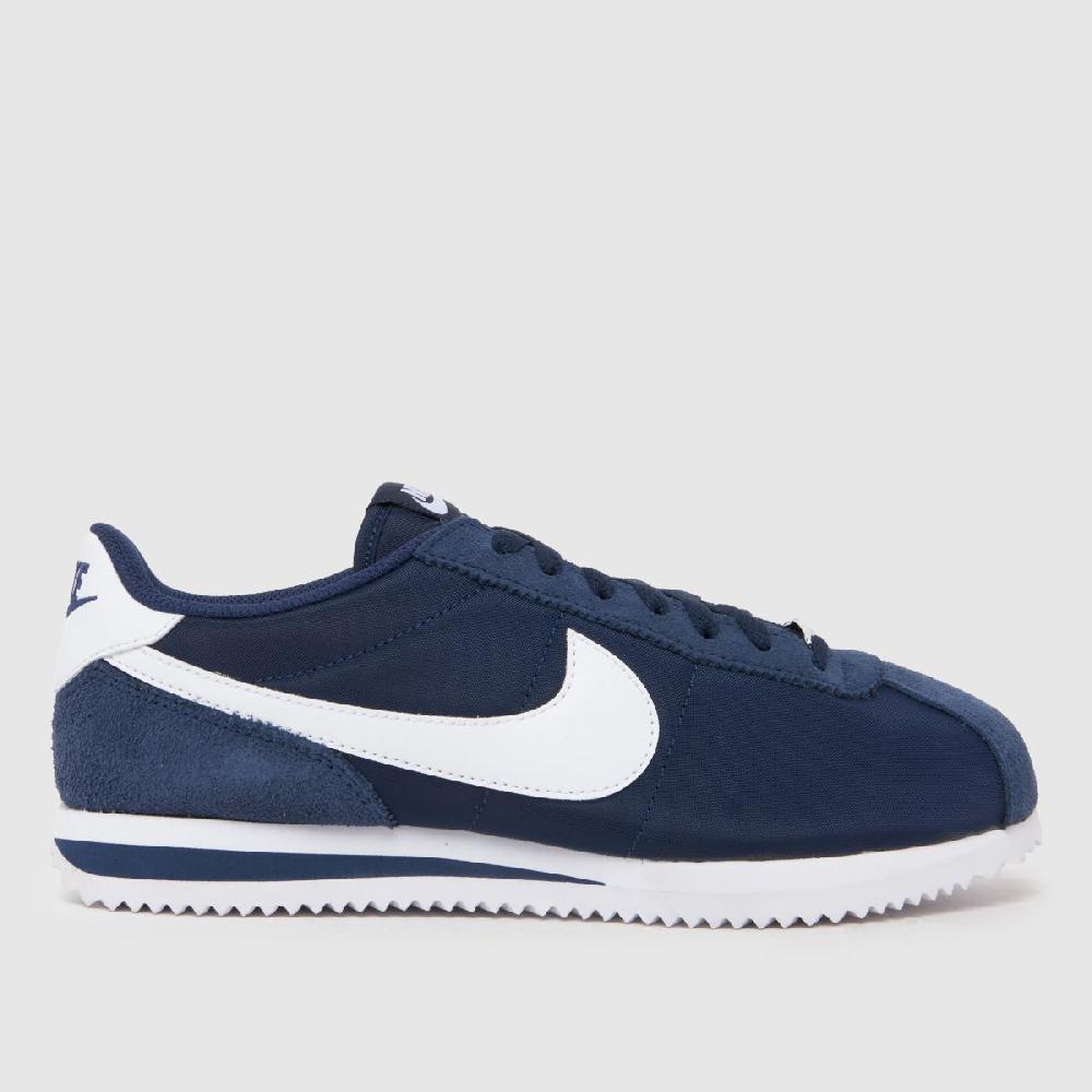 schuh Nike Cortez in Navy & White