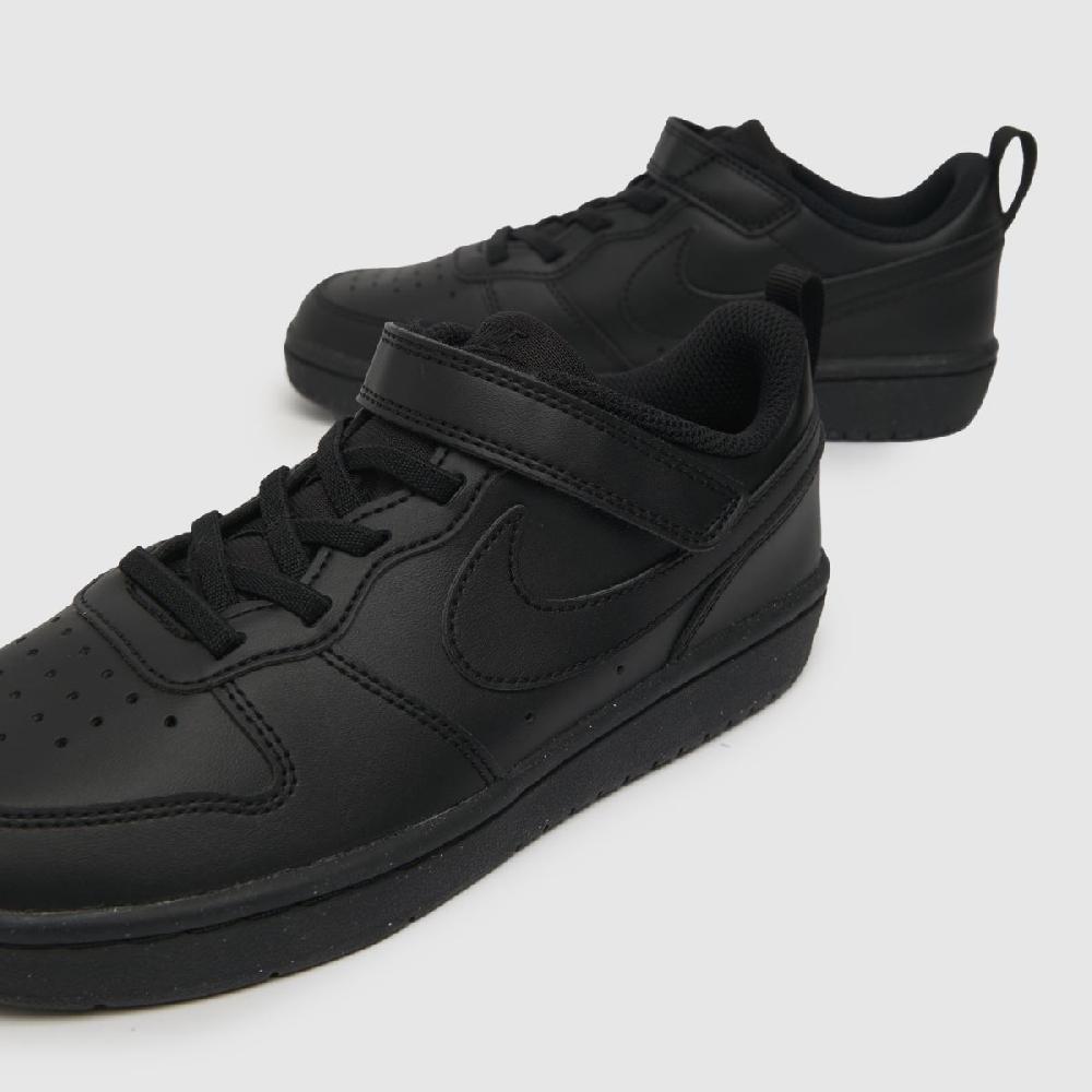 Schuh Nike Court Borough Low Junior In Black