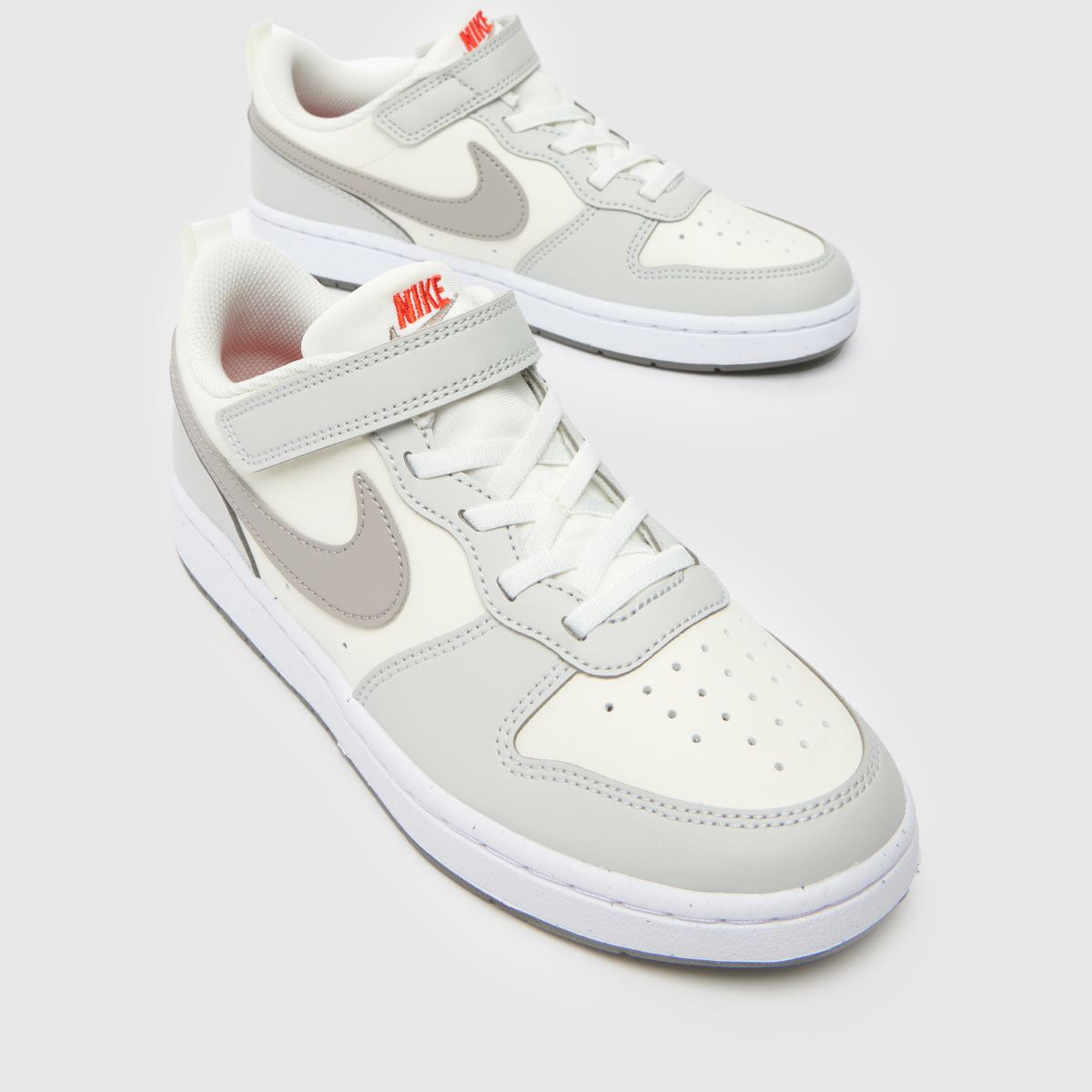 Schuh Nike Court Borough Low Junior In Stone Multi