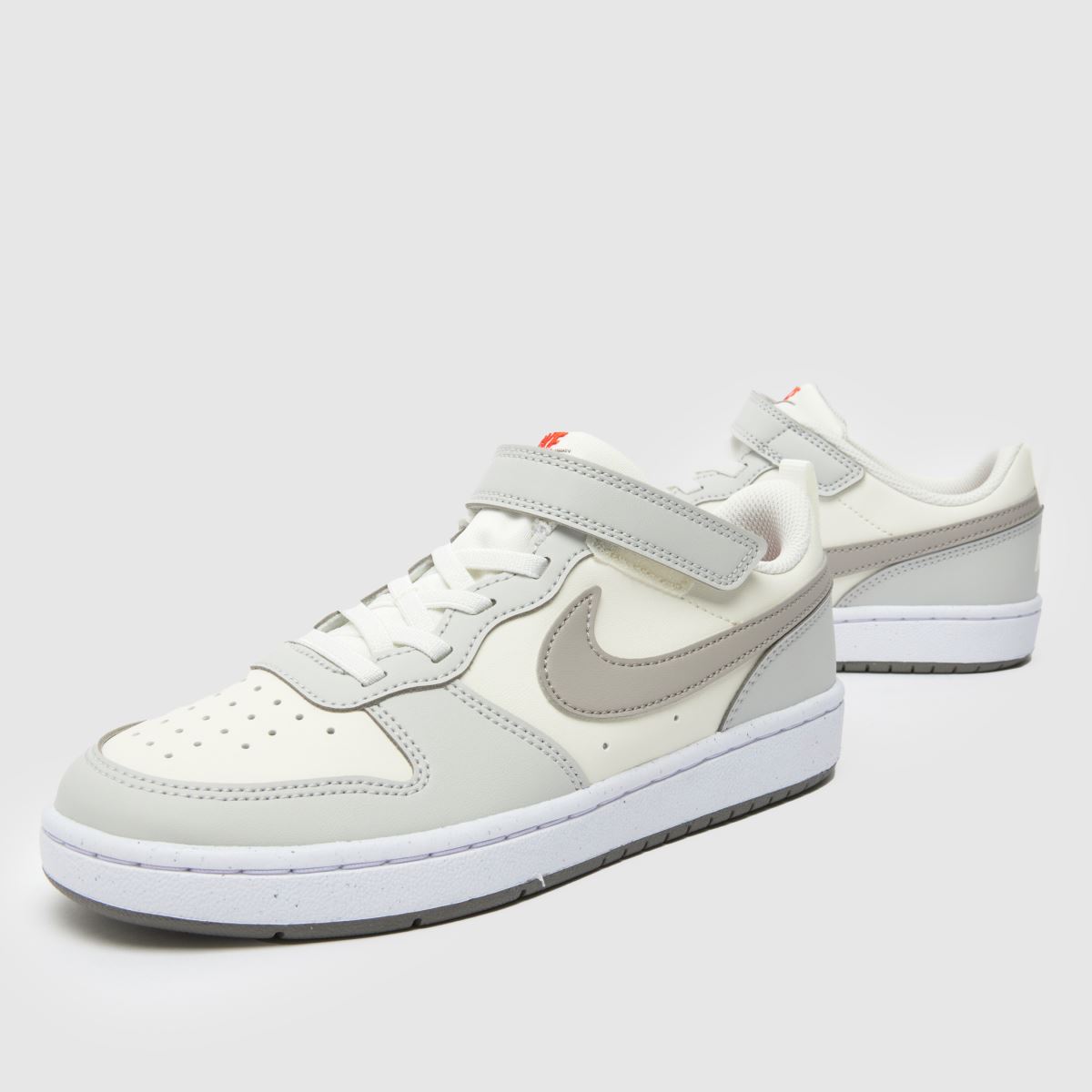 Schuh Nike Court Borough Low Junior In Stone Multi