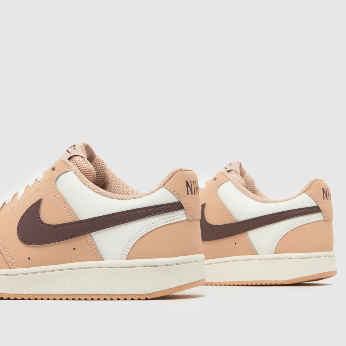 Schuh Nike Court Vision In Beige Multi