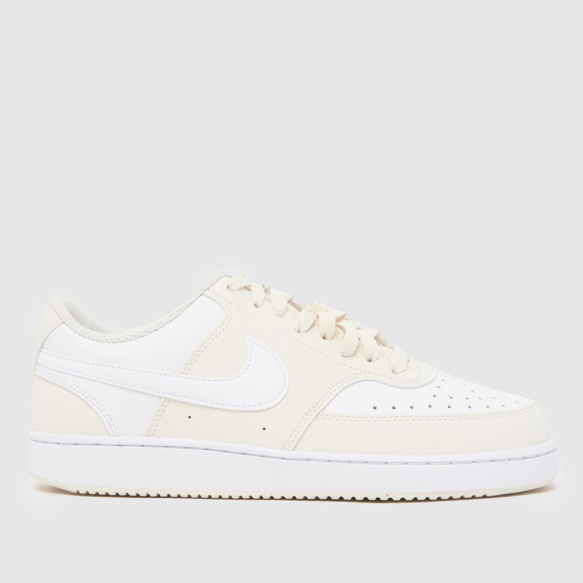 schuh Nike Court Vision in White & Beige