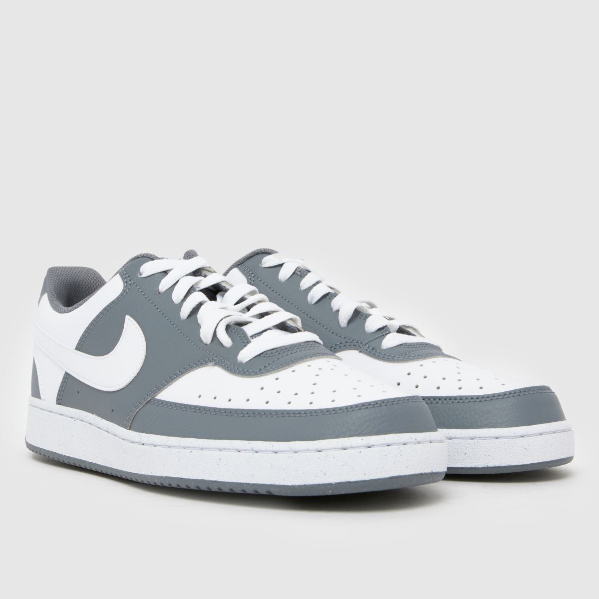 Schuh Nike Court Vision In White & Grey