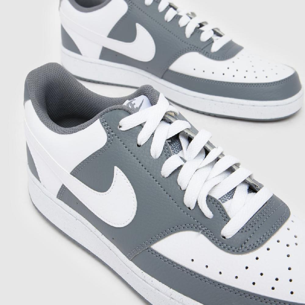 Schuh Nike Court Vision In White & Grey