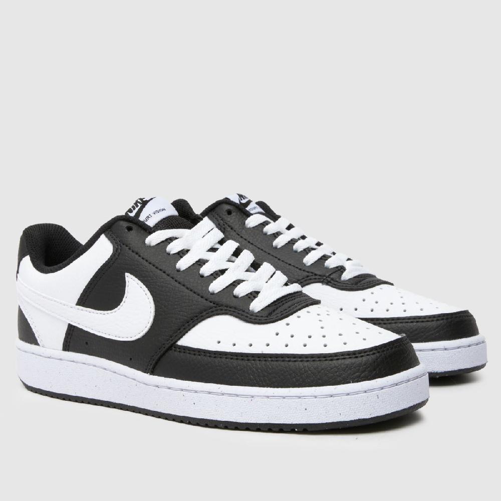 Schuh Nike Court Vision Low In Black & White