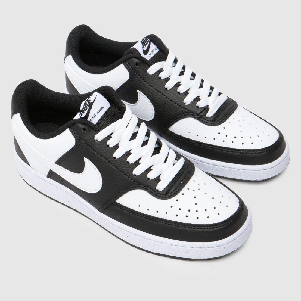 Schuh Nike Court Vision Low In Black & White