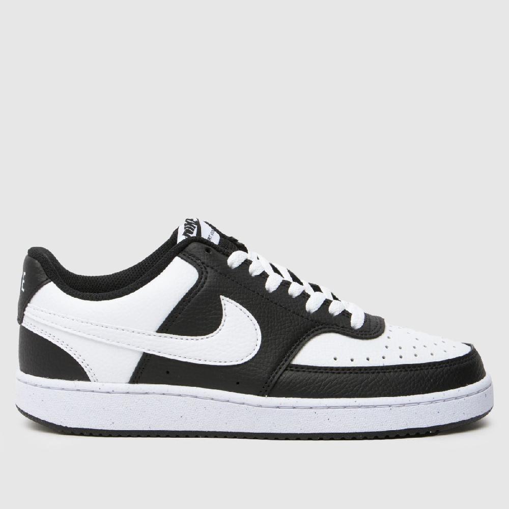 schuh Nike Court Vision Low in Black & White