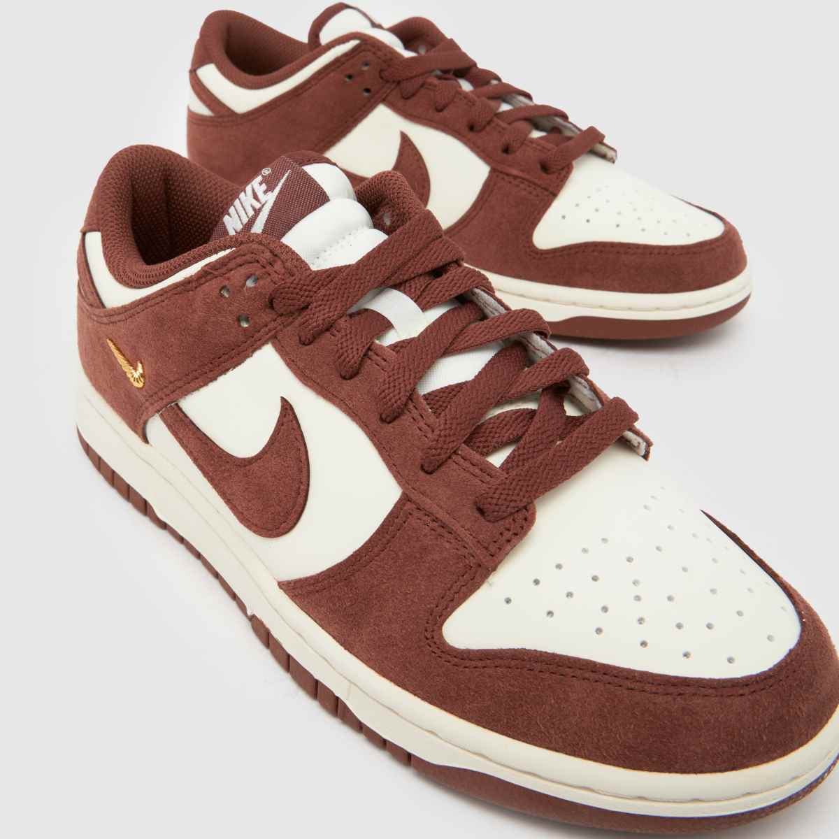 Schuh Nike Dunk In White & Burgundy