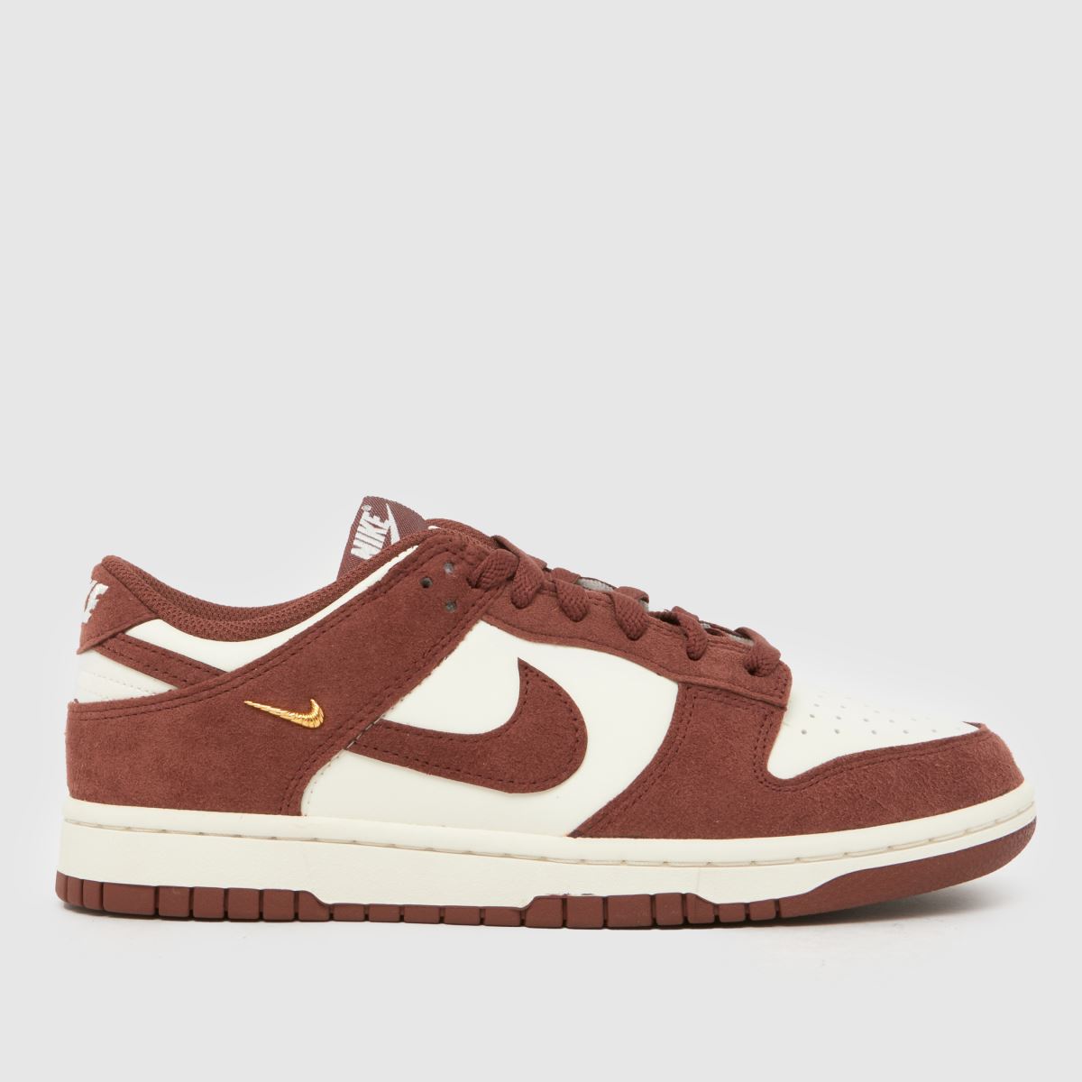 schuh Nike Dunk in White & Burgundy