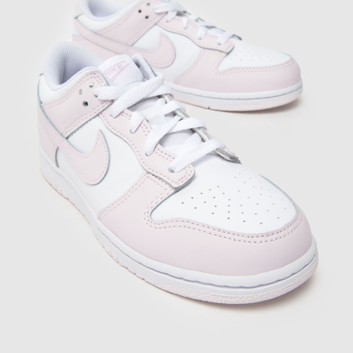 Schuh Nike Dunk Low Girls Junior In White & Purple
