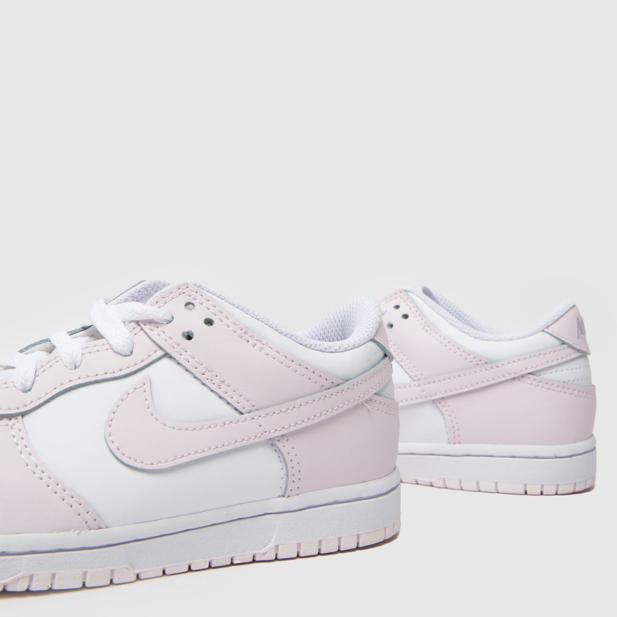 Schuh Nike Dunk Low Girls Junior In White & Purple