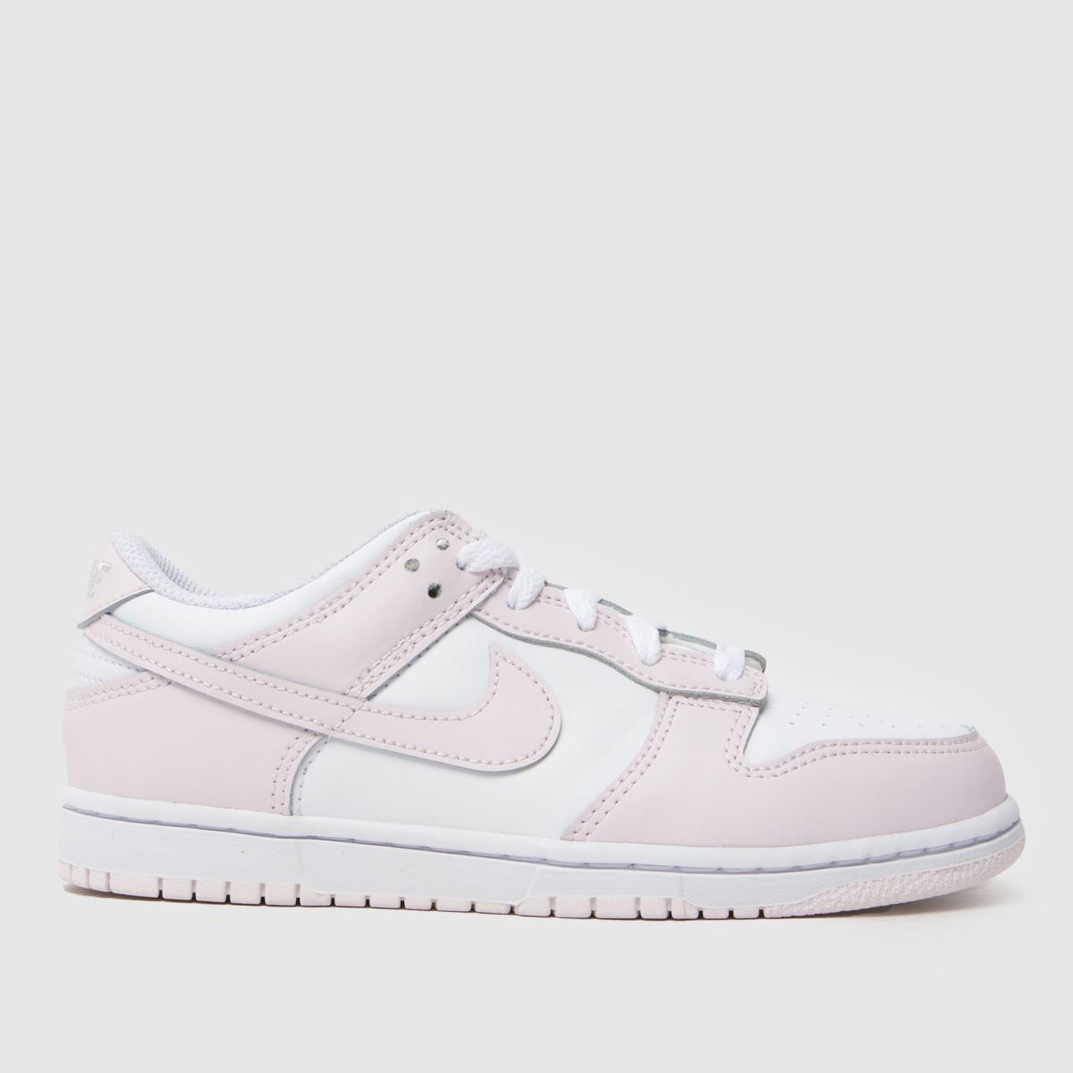 schuh Nike Dunk Low Girls Junior in White & Purple