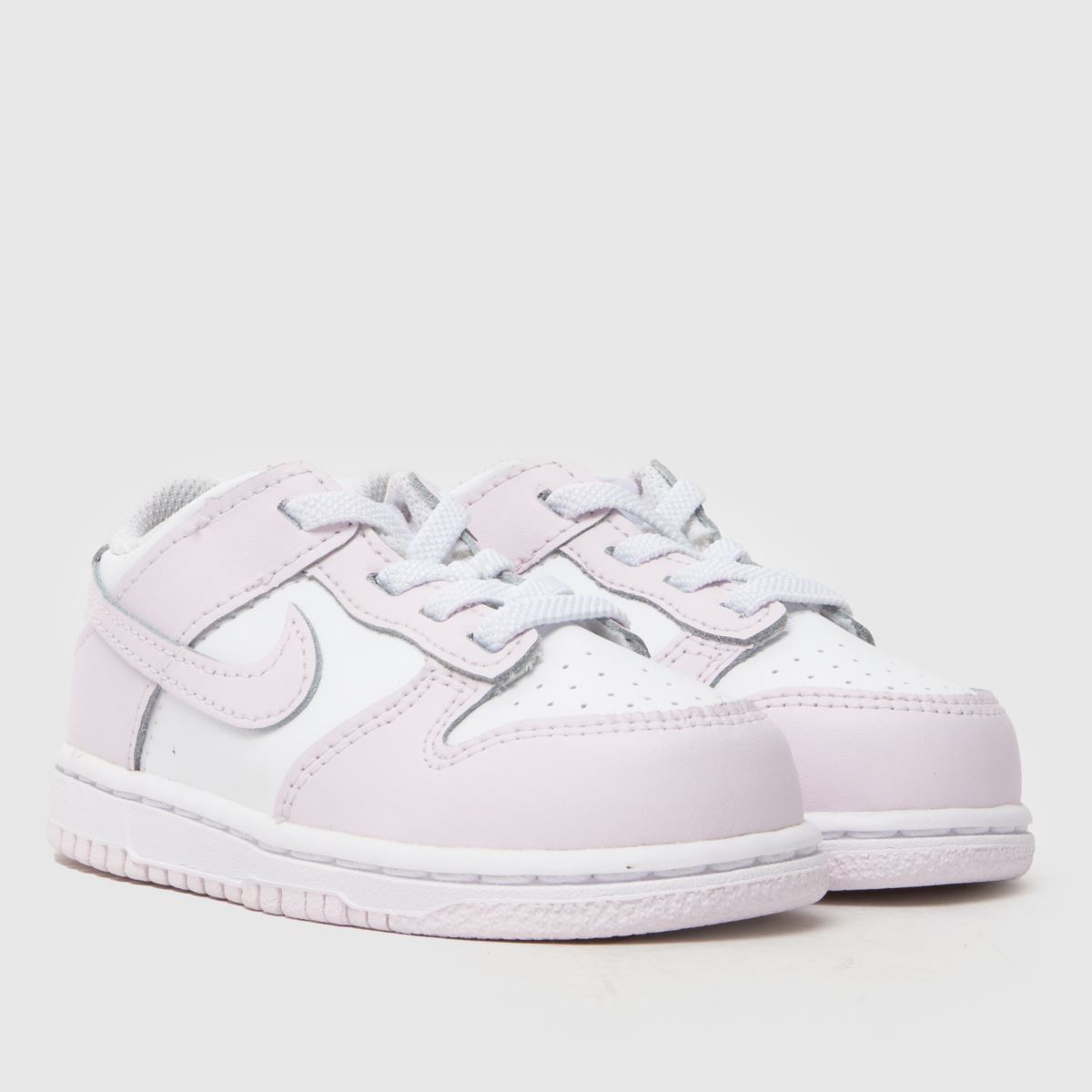 Schuh Nike Dunk Low Girls Toddler In White & Purple