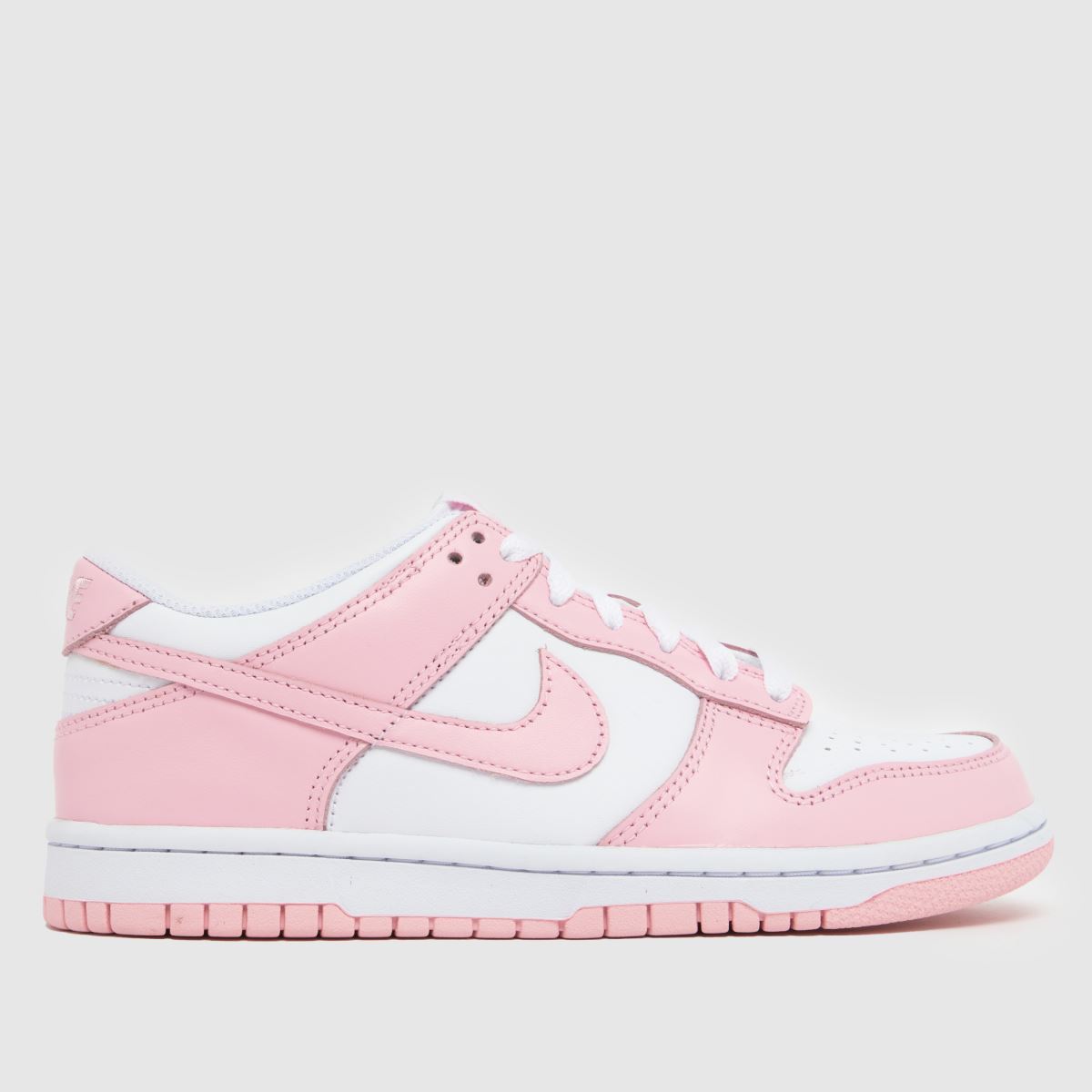 schuh Nike Dunk Low Girls Youth in White & Pink