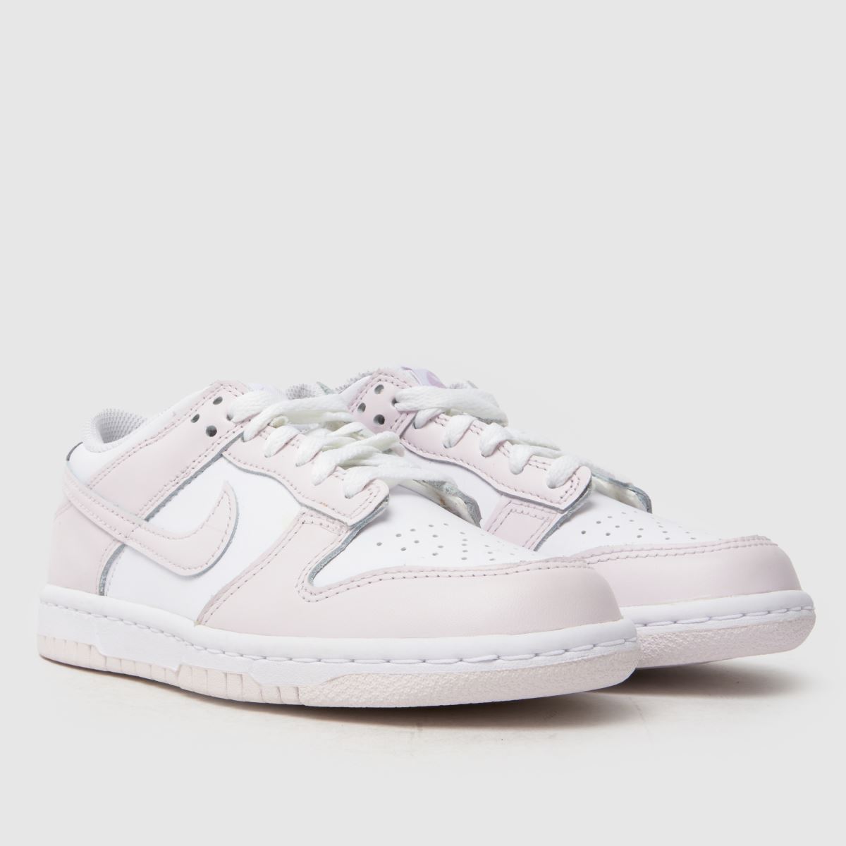 Schuh Nike Dunk Low Girls Youth In White & Purple