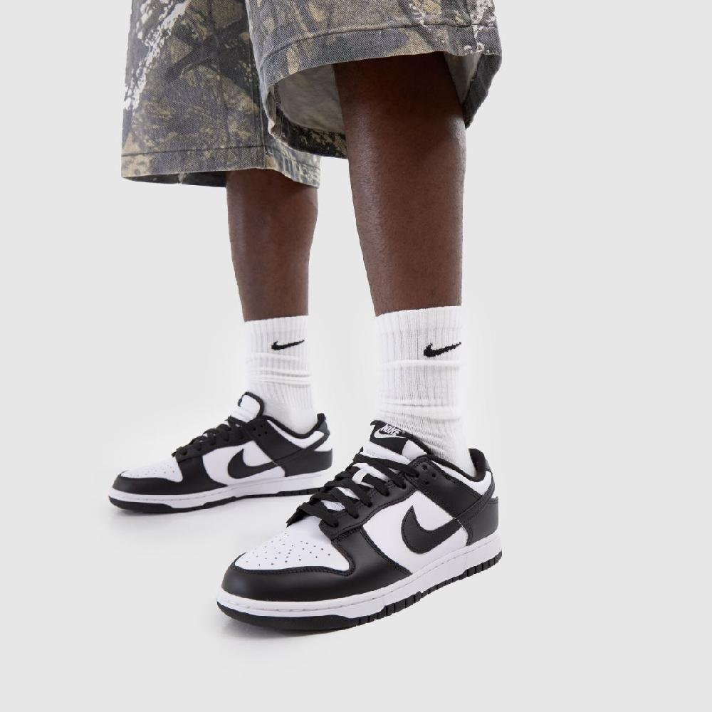 Schuh Nike Dunk Low In Black & White