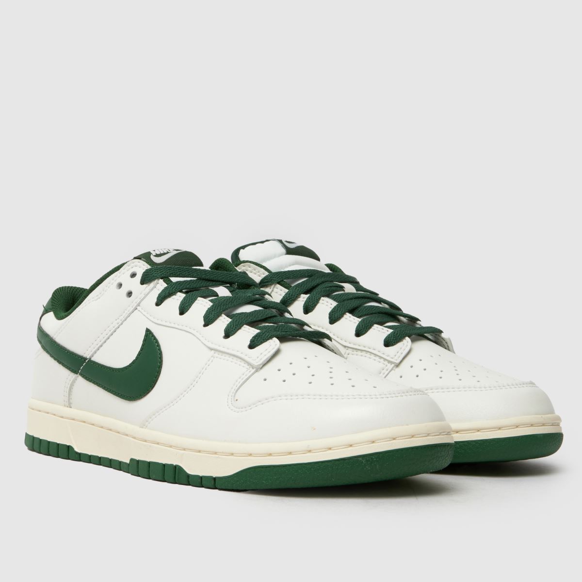 Schuh Nike Dunk Low In White & Green