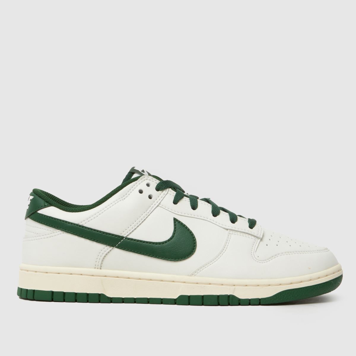 schuh Nike Dunk Low in White & Green