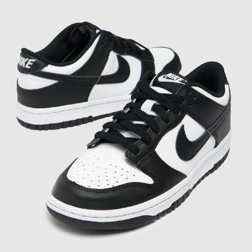 Schuh Nike Dunk Low Youth In White & Black