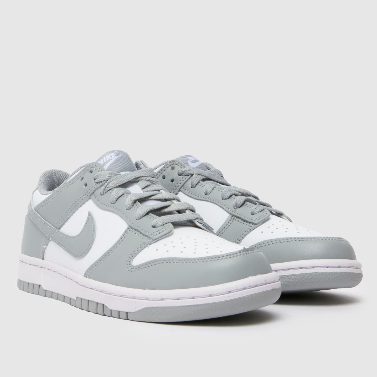 Schuh Nike Dunk Low Youth In White & Grey