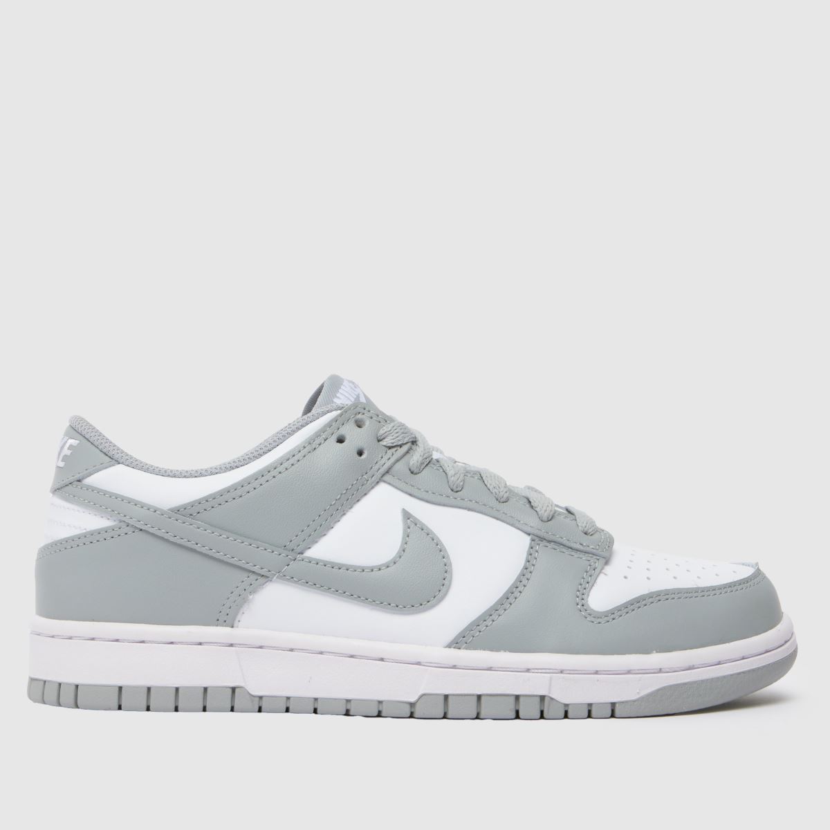 schuh Nike Dunk Low Youth in White & grey