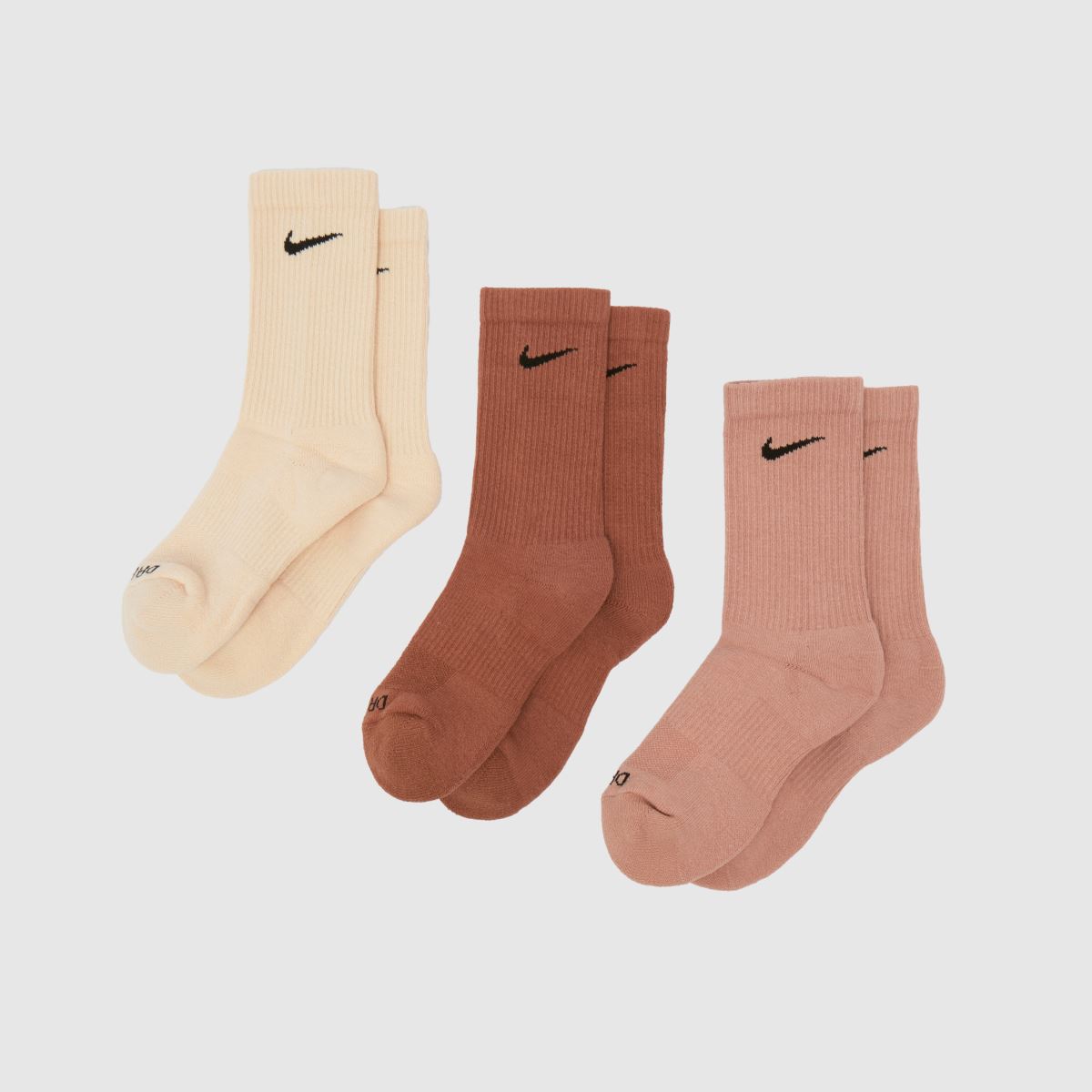 schuh Nike Everyday Plus Socks 3 Pack in Multi