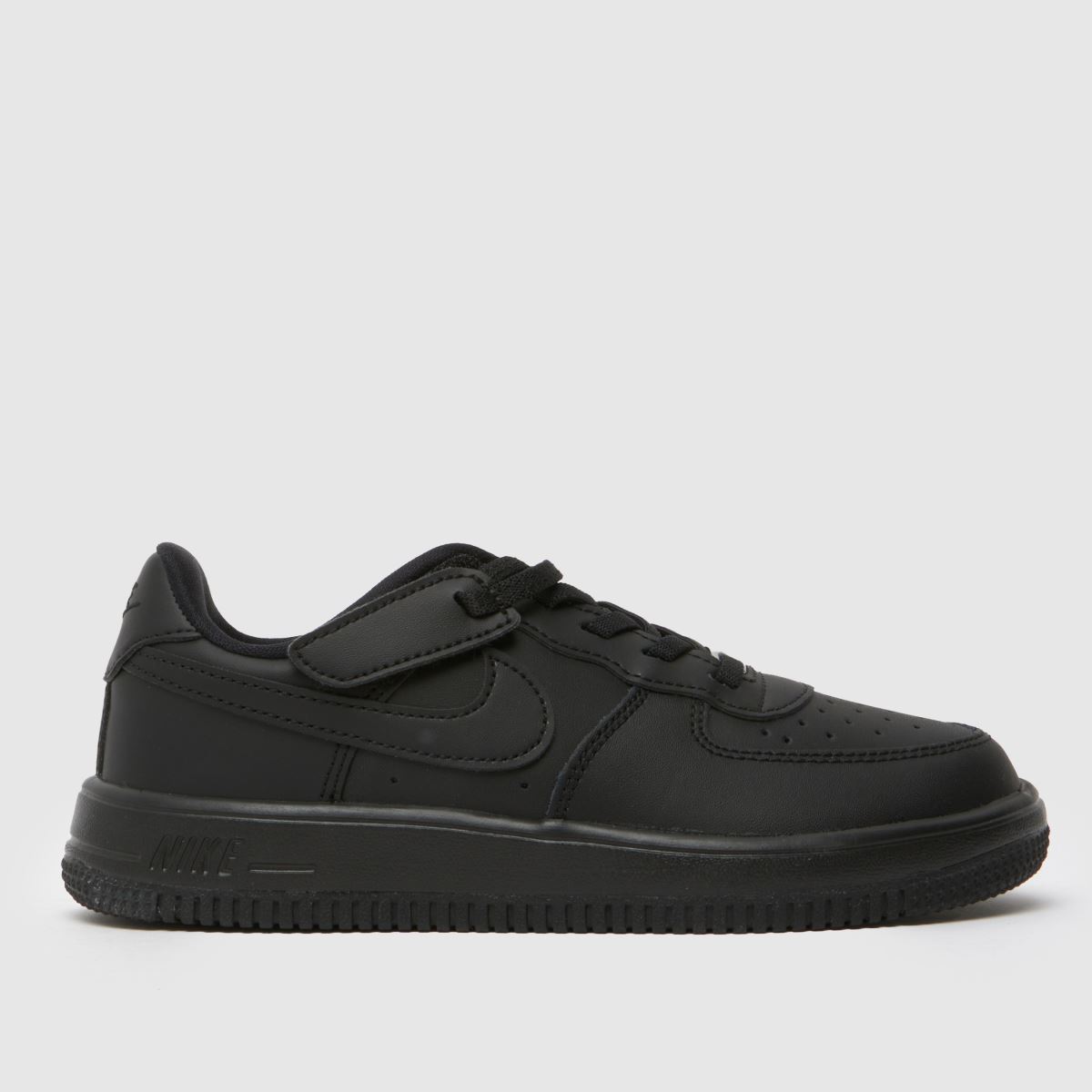 schuh Nike Force 1 Low EasyOn Junior in Black