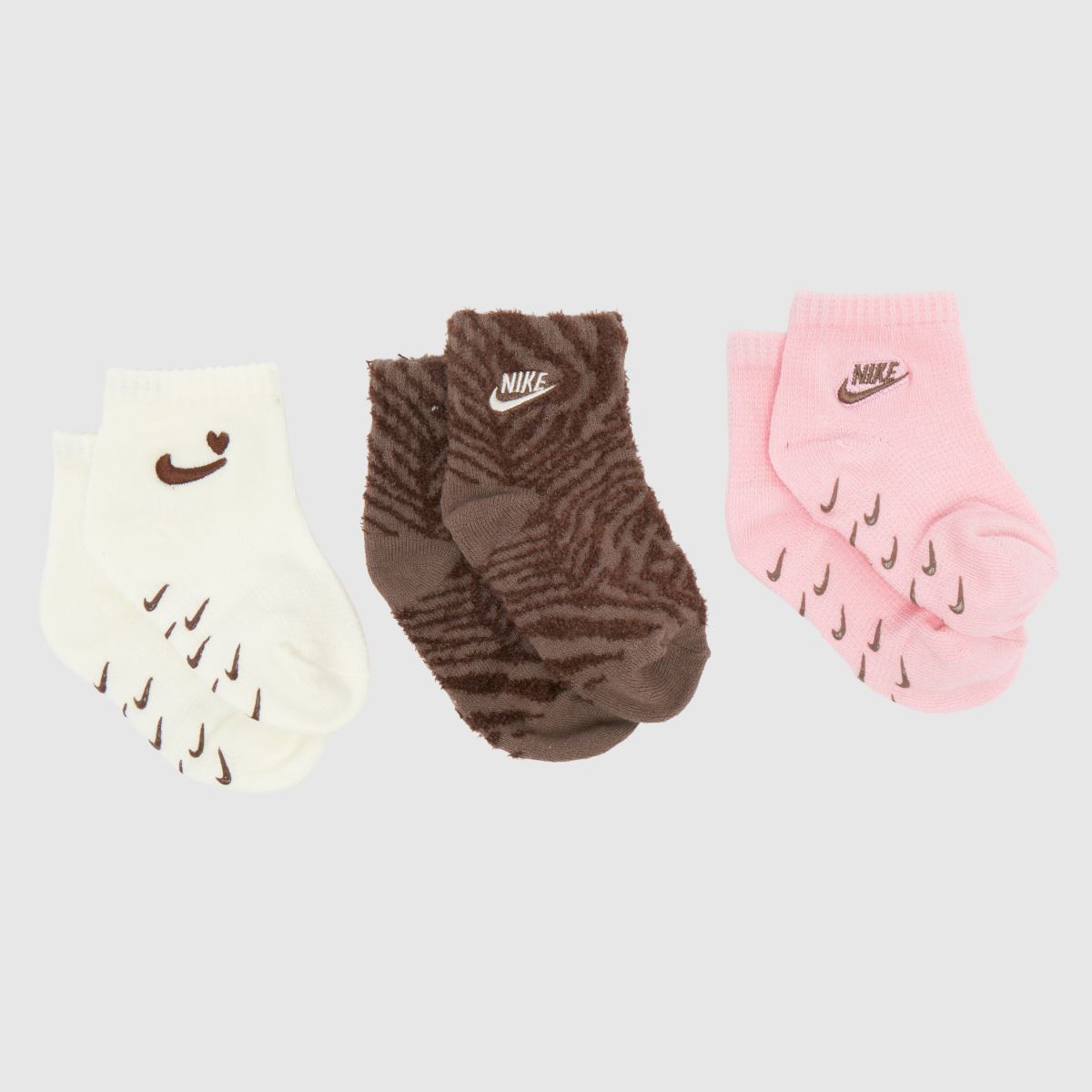 schuh Nike Infant Wild Warmth Socks 3PK in Multi