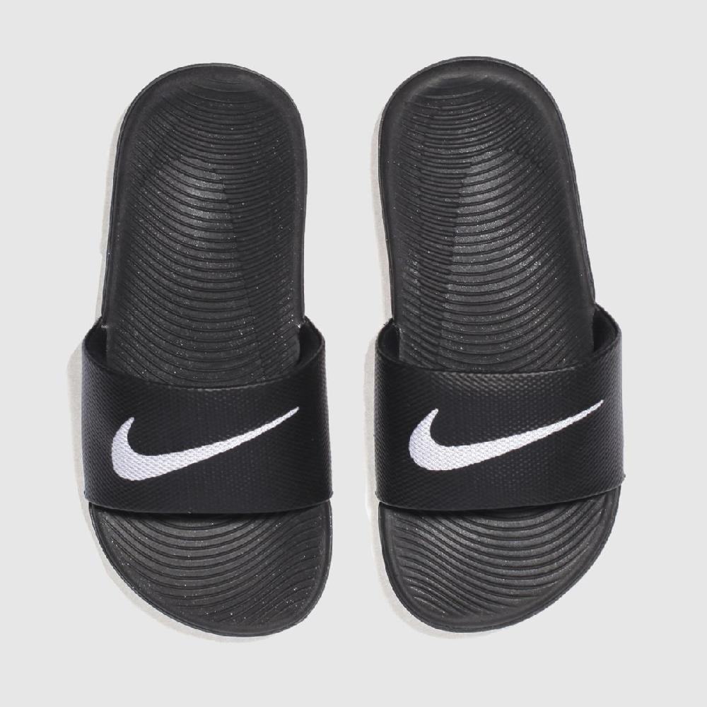 schuh Nike Kawa Junior in Black & White