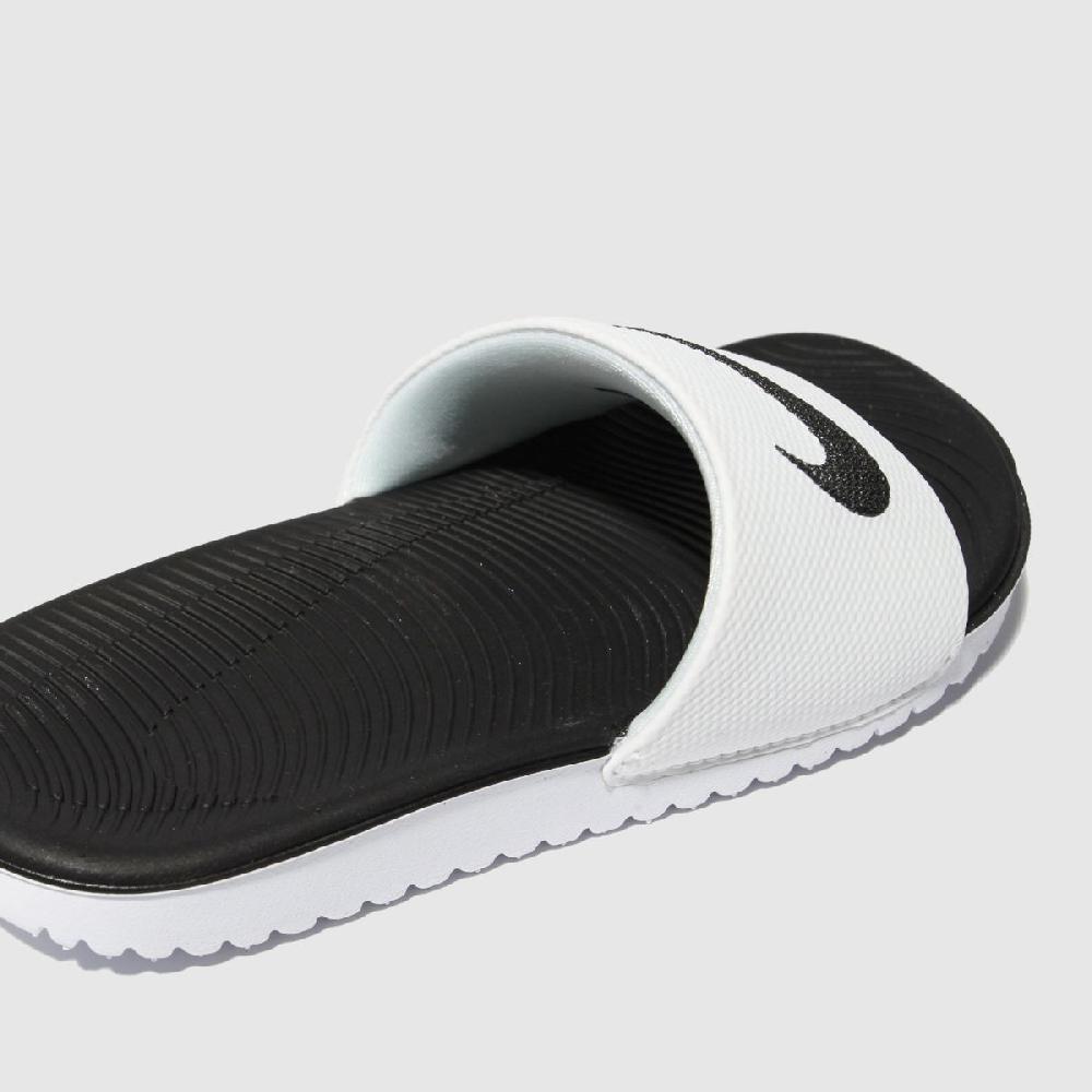 Schuh Nike Kawa Junior In White & Black