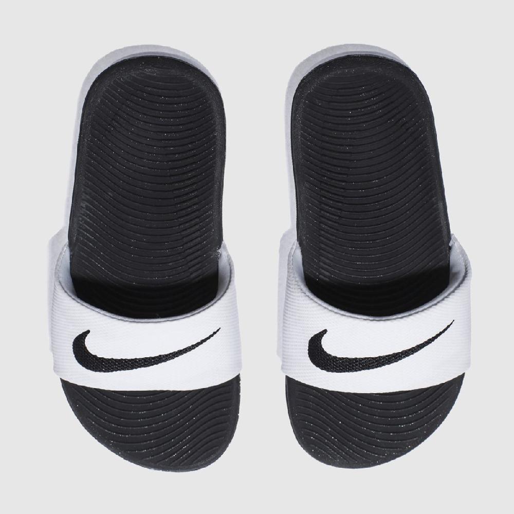 schuh Nike Kawa Junior in White & Black