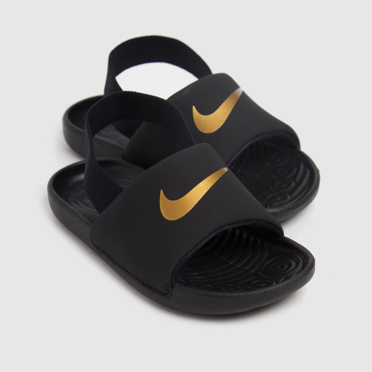 Schuh Nike Kawa Toddler In Black & Gold