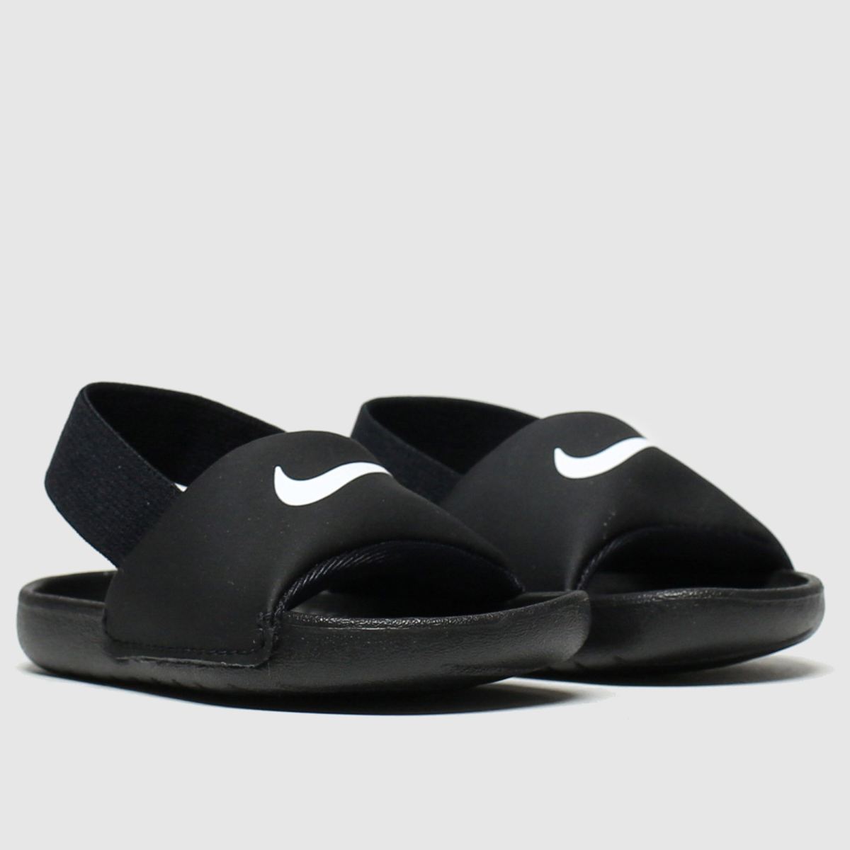 Schuh Nike Kawa Toddler In Black & White