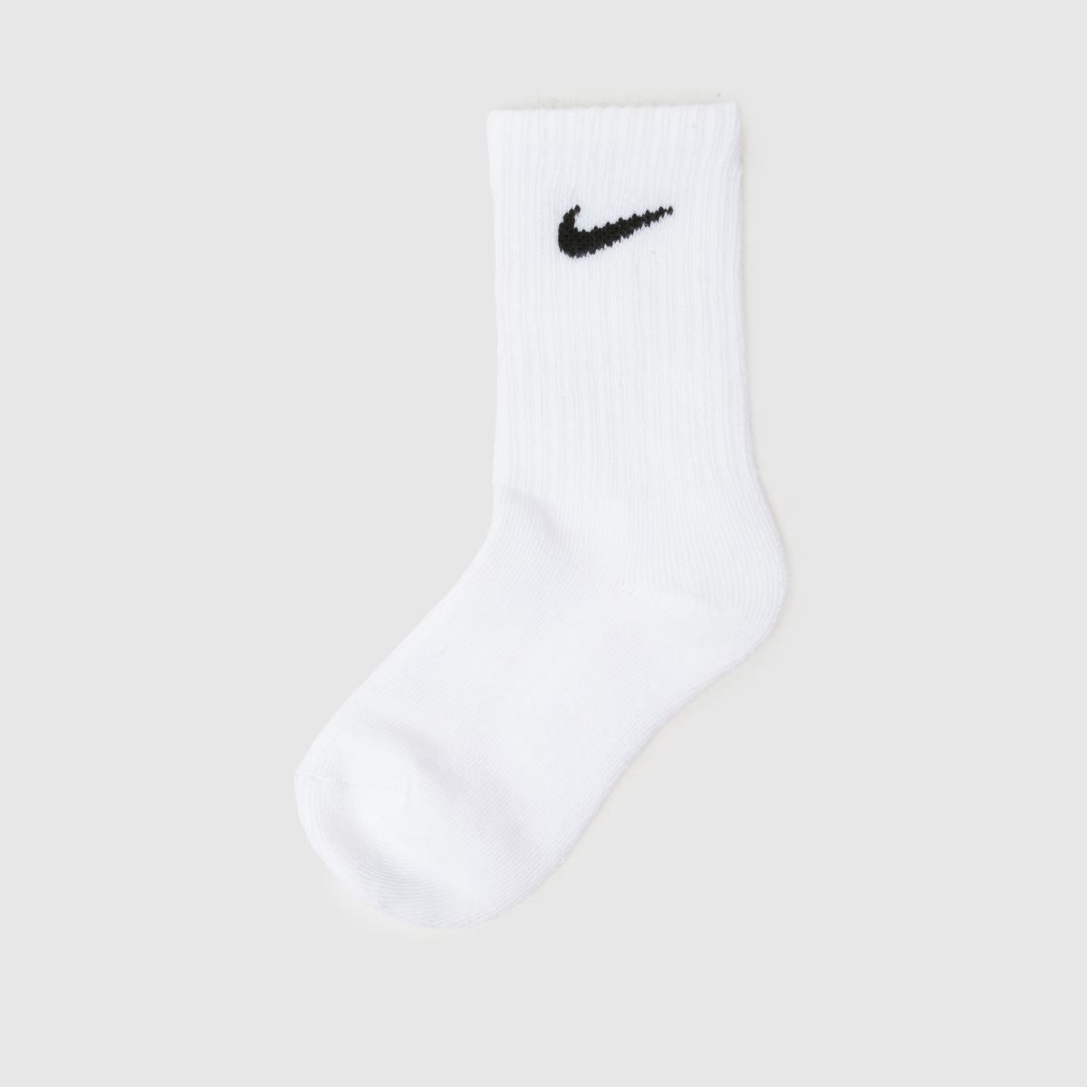 Schuh Nike Kids Basic Crew Socks 3 Pack In White
