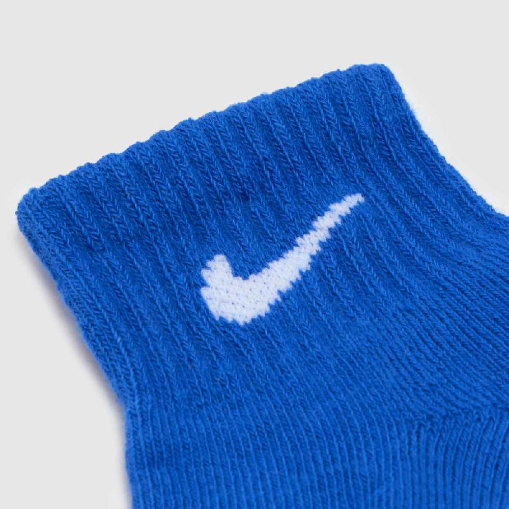 Schuh Nike Kids Swoosh Socks 3 Pack In Blue Multi