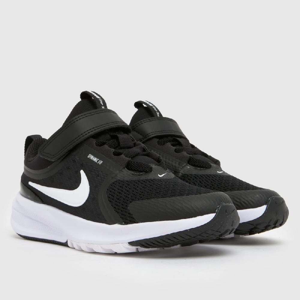 Schuh Nike Star Runner 5 Junior In Black & White