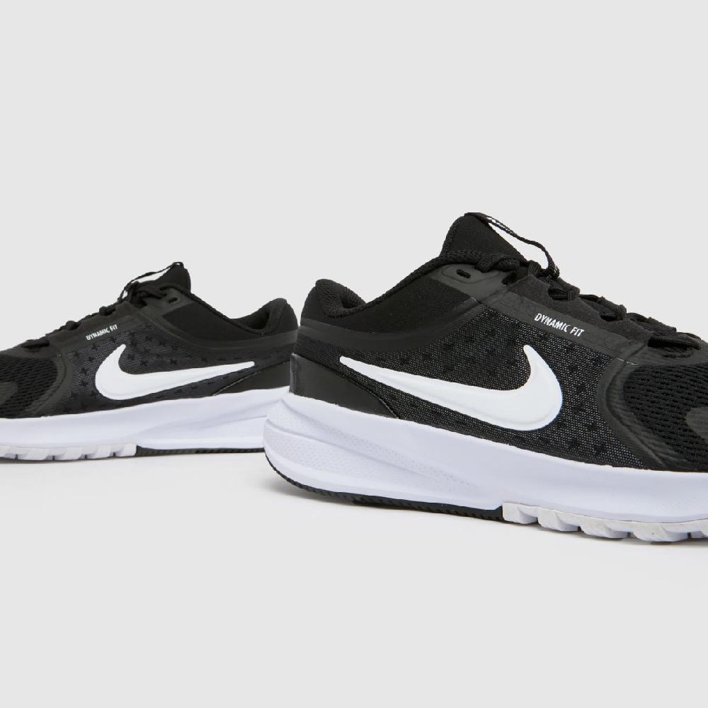 Schuh Nike Star Runner 5 Youth In Black & White