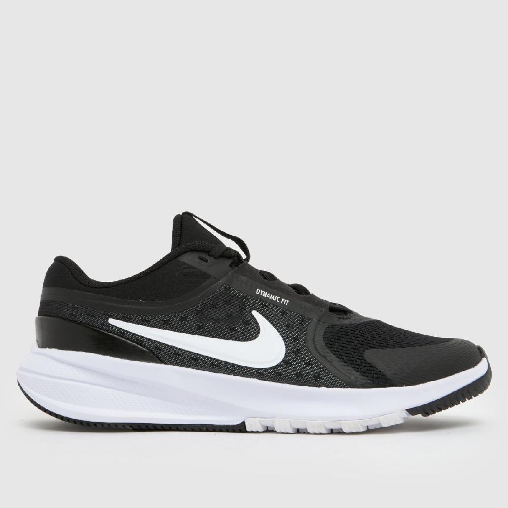 schuh Nike Star Runner 5 Youth in Black & White