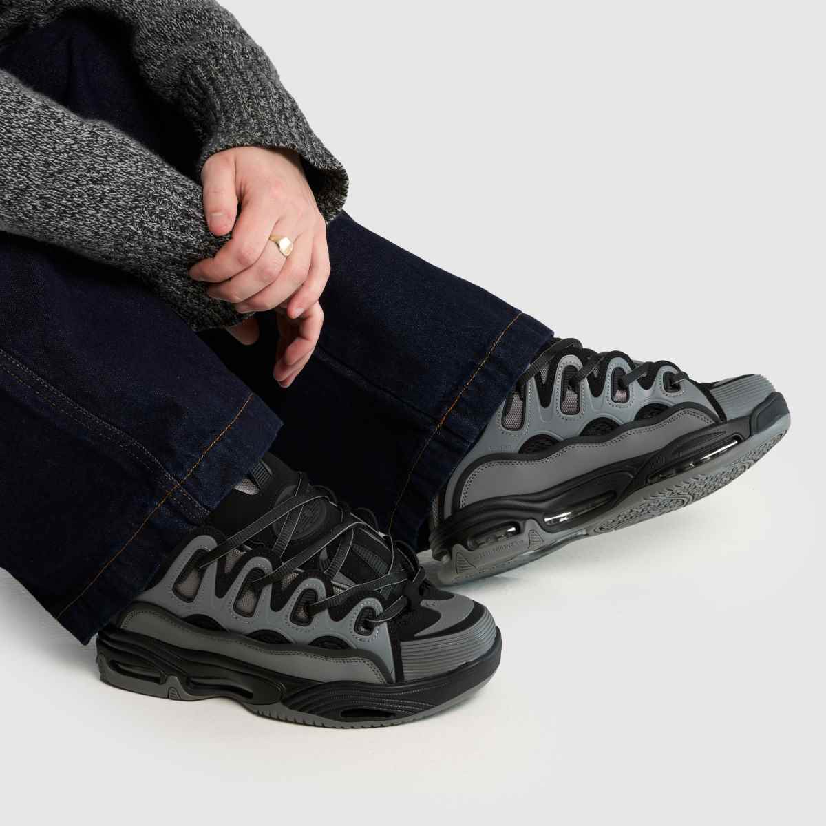 Schuh OSIRIS D3 2001 In Black & Grey